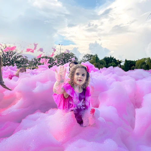 1 Hour Colored Foam Party - foam party package